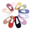 VeluxeComfort Invisible Socks | Non-slip cotton socks for ultimate foot protection