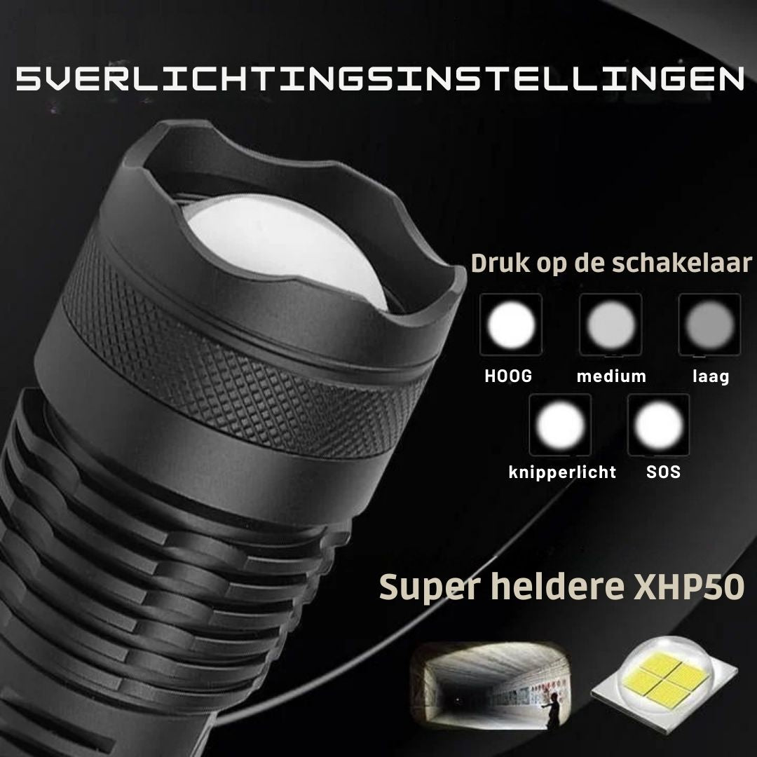 90000 Lumen XHP50.2 Most Powerful Torch