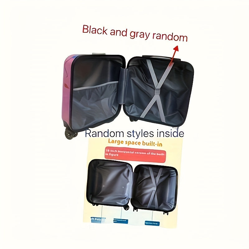 Cute Children's Suitcase with Duck Design – Ideal for Kids, 16.5 Inch with Silent Wheels