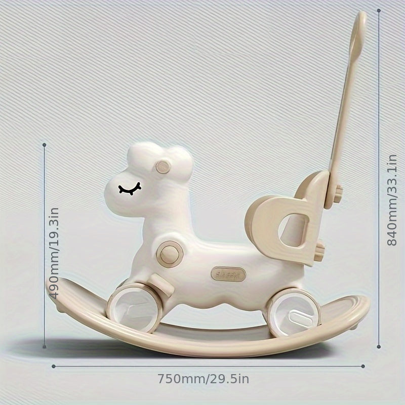 2-in-1 Baby Rocking Horse and Ride-On - Safe and Fun Toy