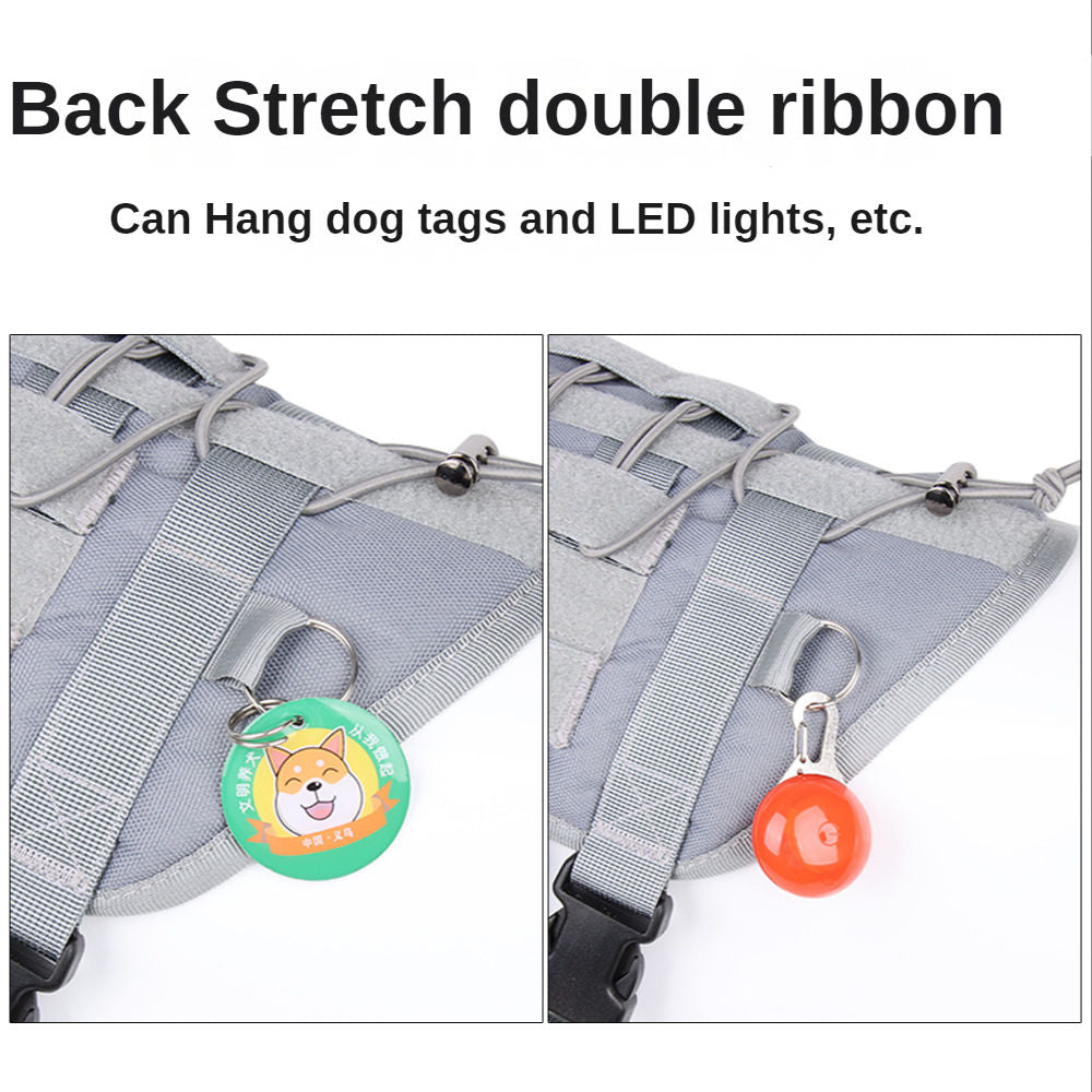 Tactical Dog Harness – Sturdy and Adjustable for Large Dogs