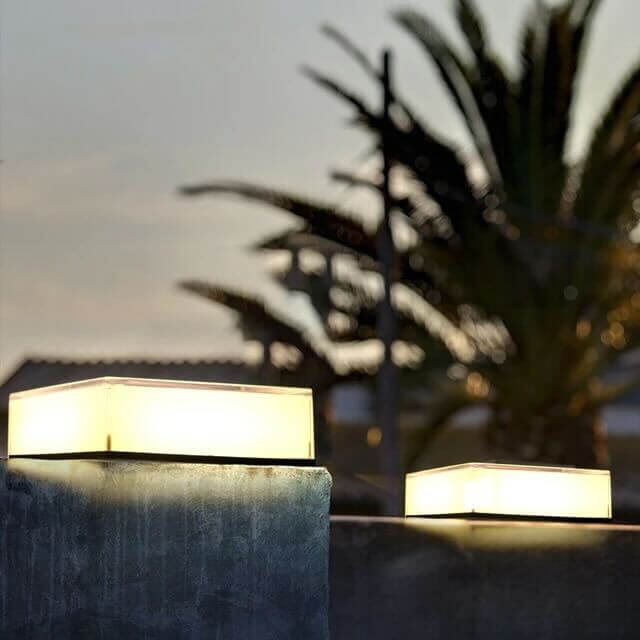 Modern Outdoor LED Solar Light - Sustainable