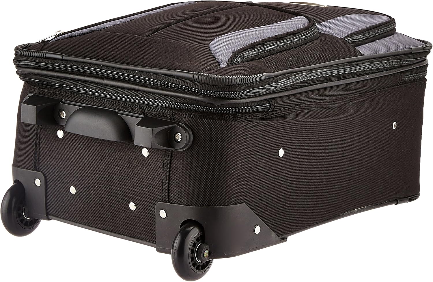 2-Piece Softside Upright Luggage Set with Cabin Bag & Smooth-Running Wheels