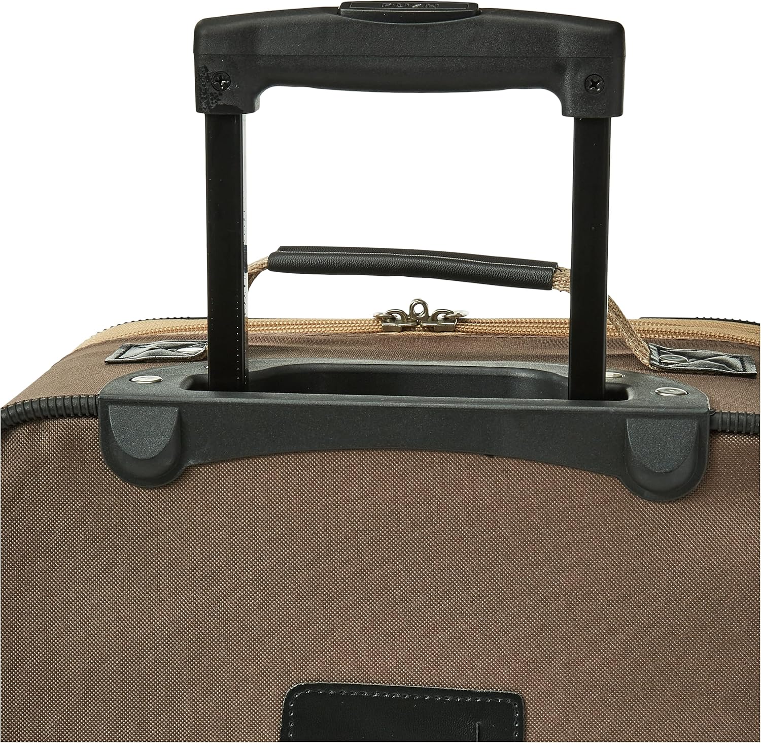 2-Piece Softside Upright Luggage Set with Cabin Bag & Smooth-Running Wheels