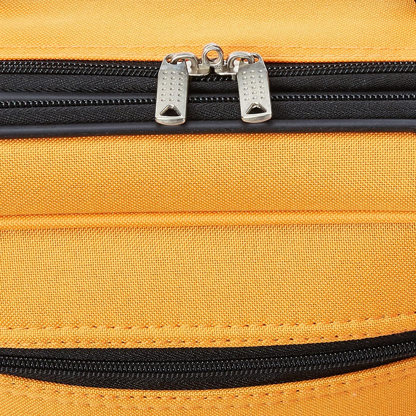 2-Piece Softside Upright Luggage Set with Cabin Bag & Smooth-Running Wheels