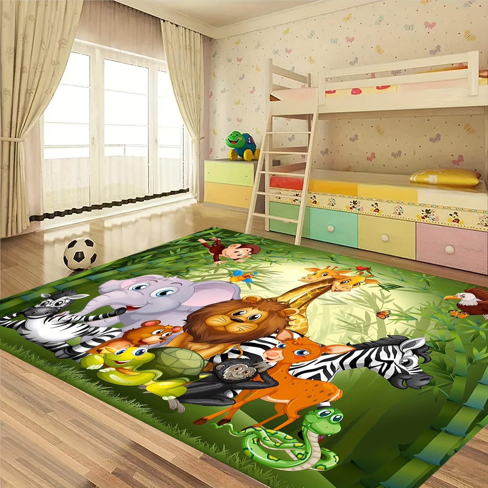 Animal Pattern Rug - For a Playful Atmosphere in Your Home