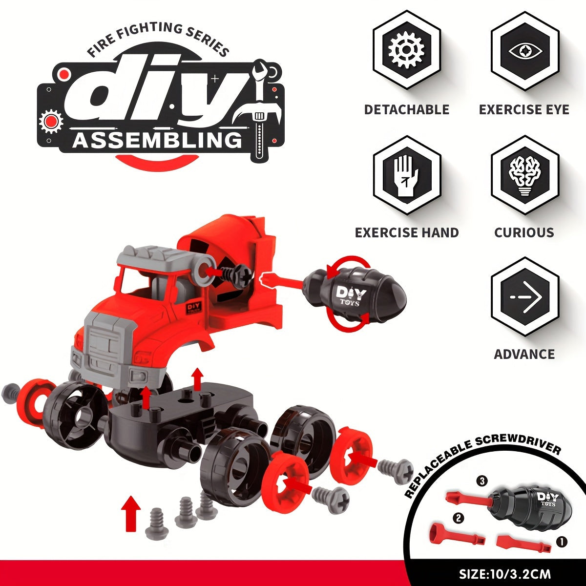 Firefighter Heroes Construction Set - Build Your Own Fire Engines and Save the Day