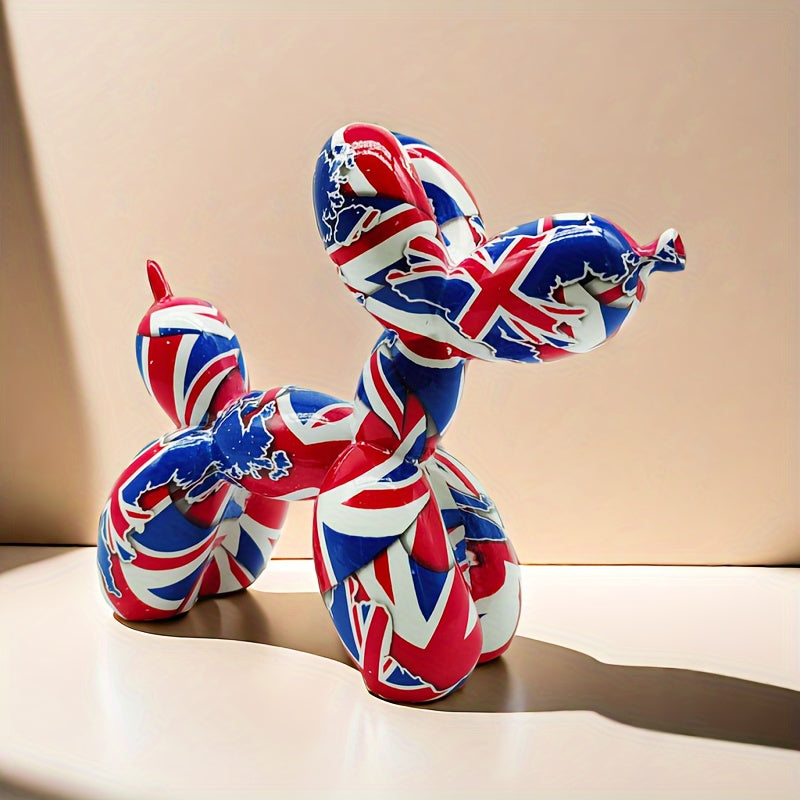 Joyful British Balloon Dog - For a Creative and Playful Atmosphere