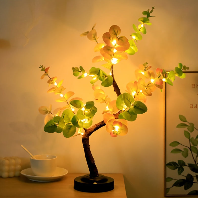 Serene Eucalyptus Tree Lamp - For Soothing Lighting and Natural Aesthetics