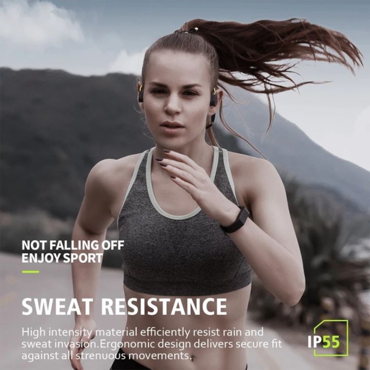 AeroLuid Bone Conduction Sports Headphones – Wireless & Waterproof