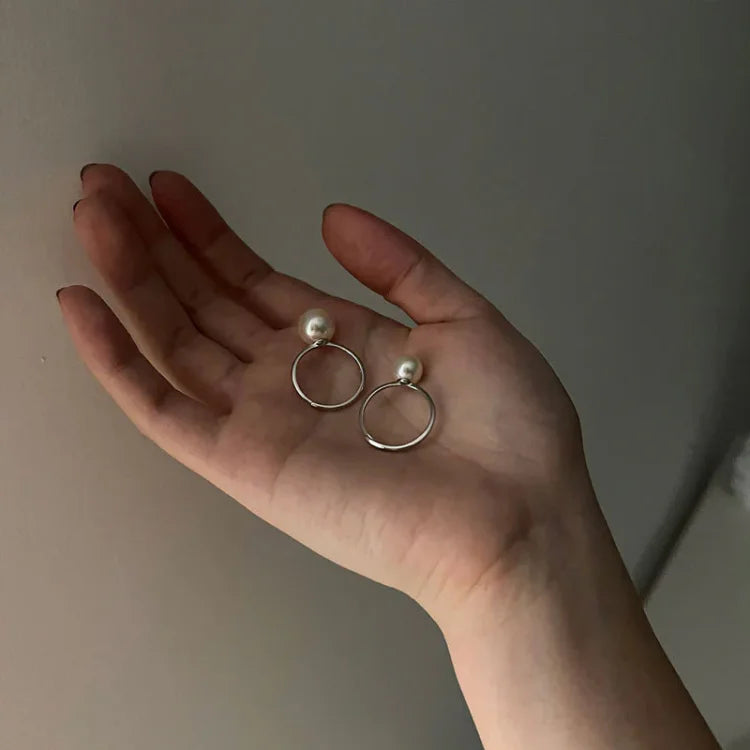 Classic Adjustable Pearl Ring – Sofia