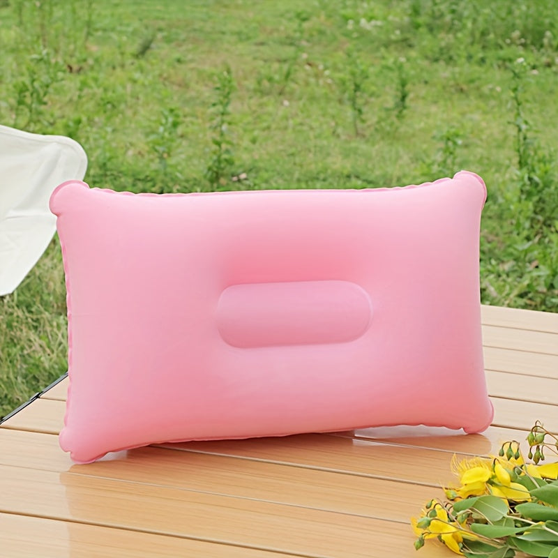 Inflatable Cushions for Camping and Travel - Set of 2 Soft, Portable Cushions
