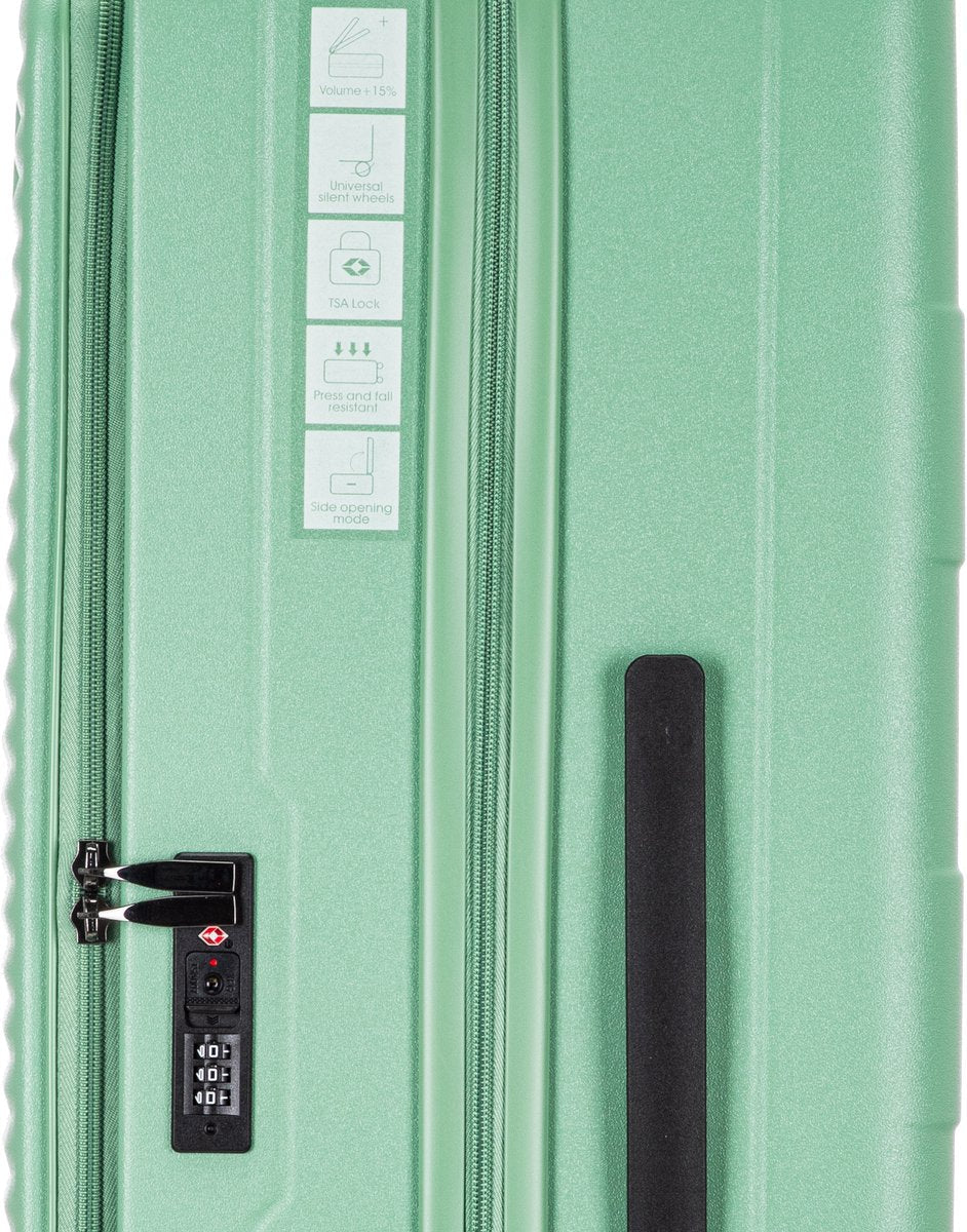 2-Piece Hard Shell Suitcase Set with Laptop Compartment – Berlin