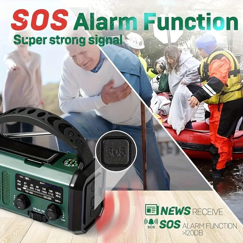 EcoPower Radio - All-in-one emergency radio with flashlight and charger