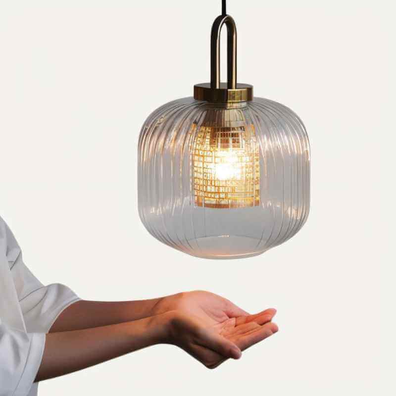 Pendant Light with Glass Shade - Atmospheric Lighting