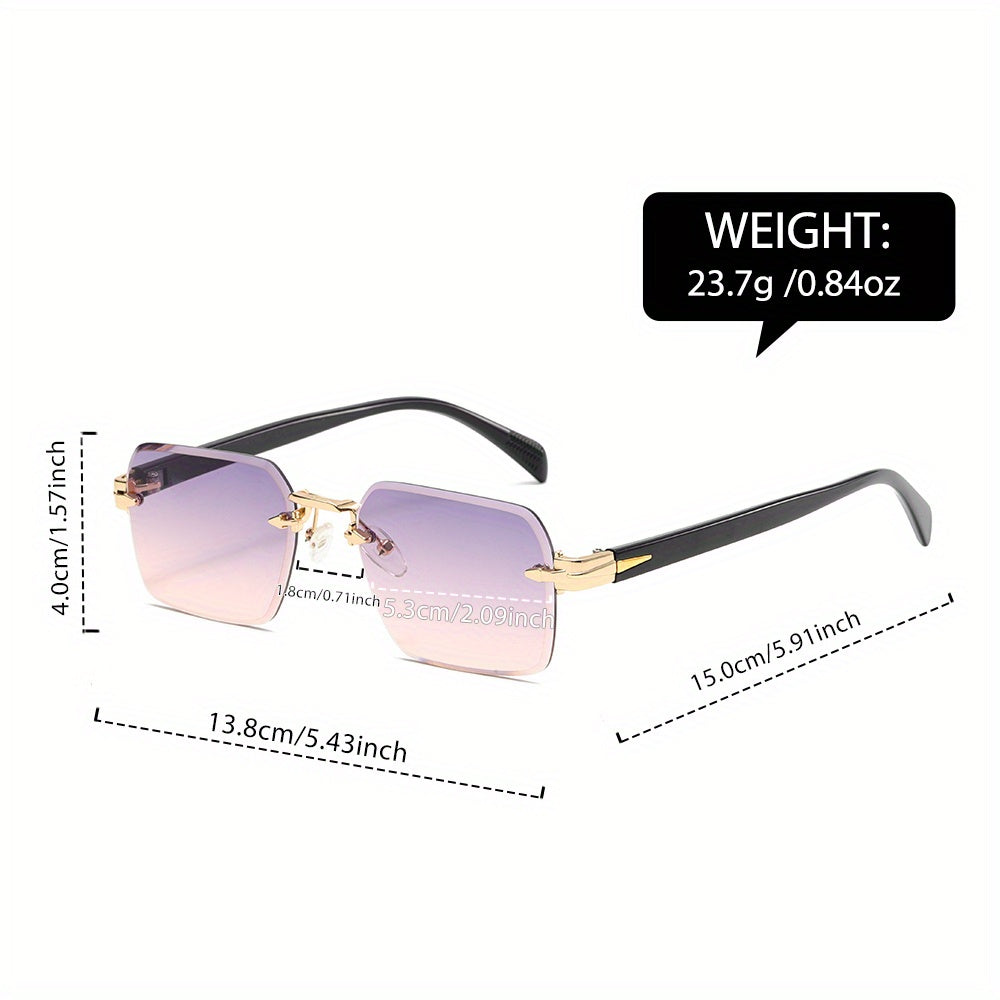 Rimless Square Glasses for Men – Elegance and Comfort in One