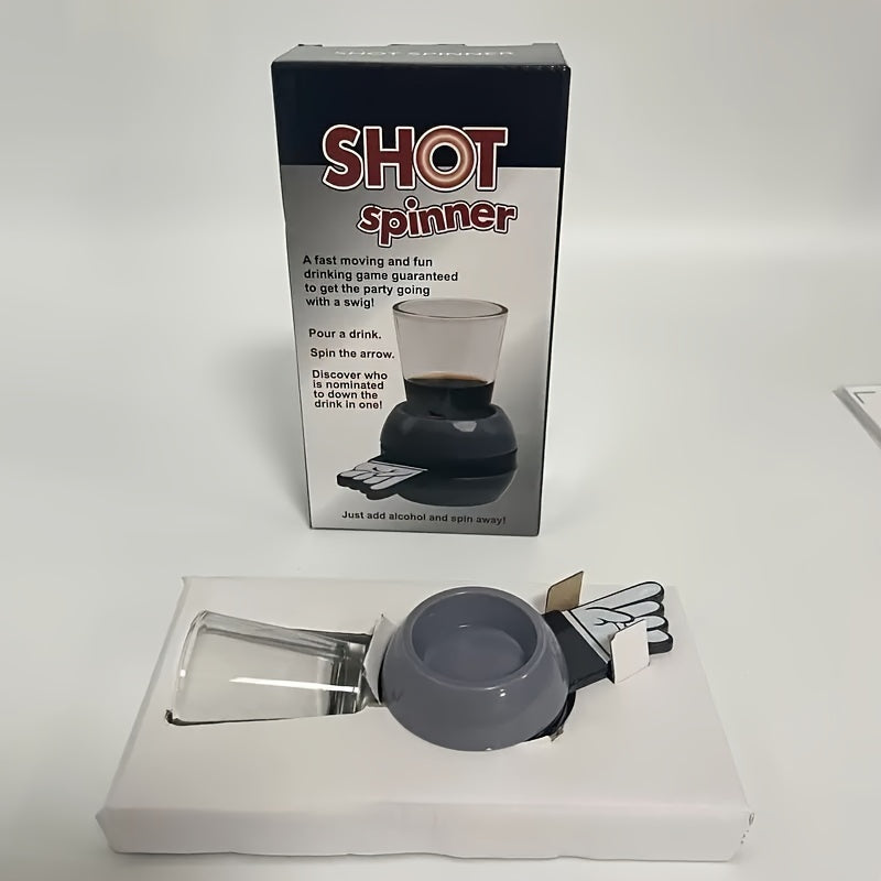 Spin the Arrow Shot Glass Game – The Ultimate Drinking Game for Parties