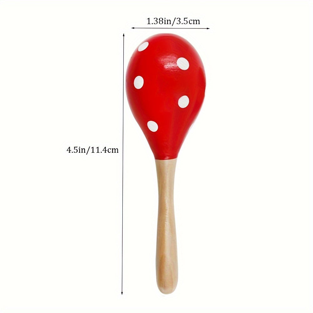 MelodyWood Wooden Maraca - Playful Musical Instrument for Children