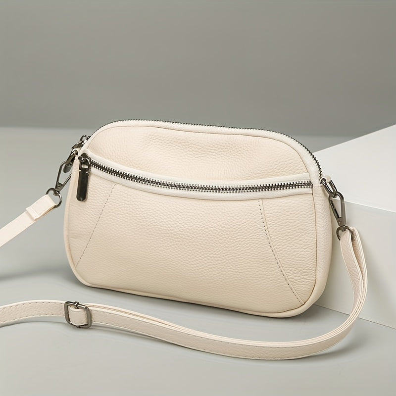Classic Chic Leather Crossbody – Timeless and Functional
