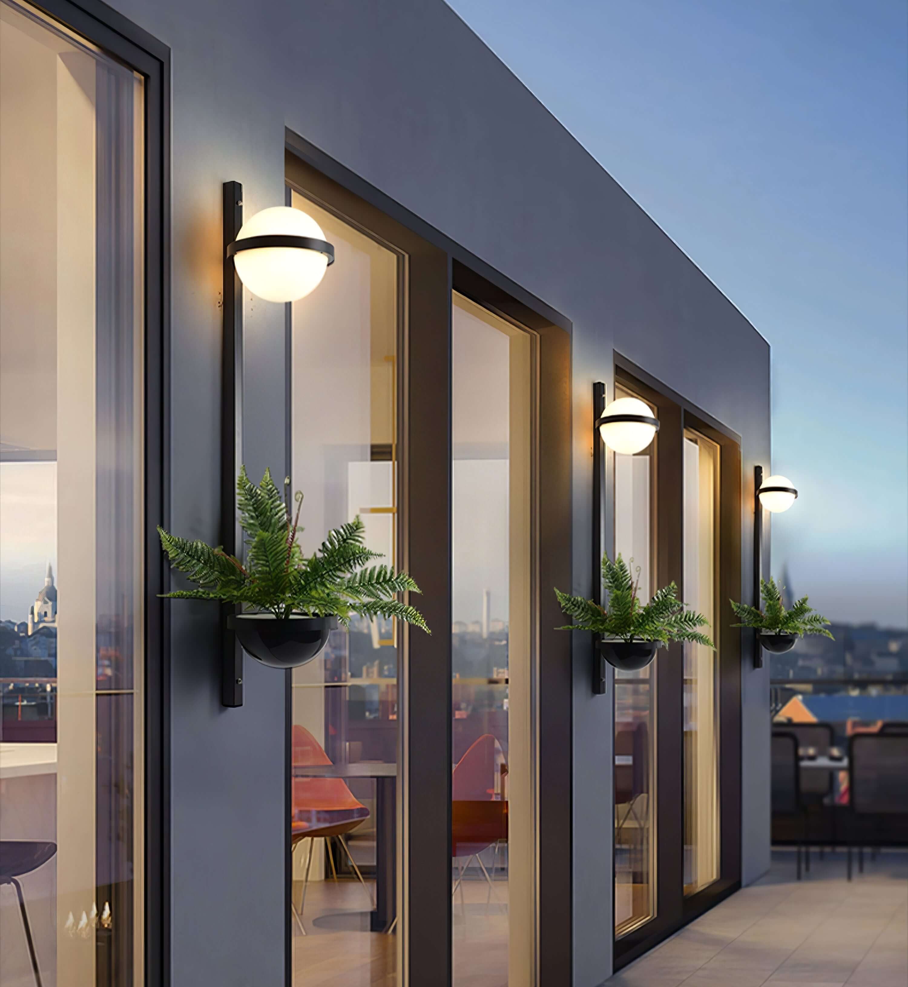 Modern Outdoor Wall Light - Waterproof