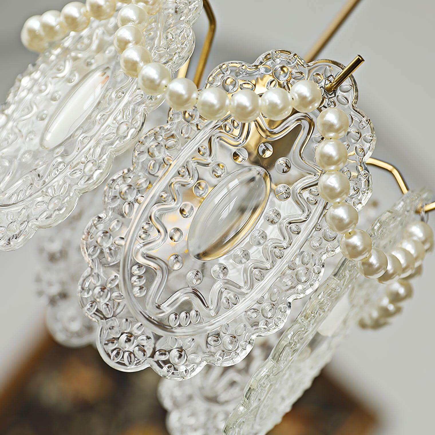 Flower Glass Pendant Lamp - Elegant Design