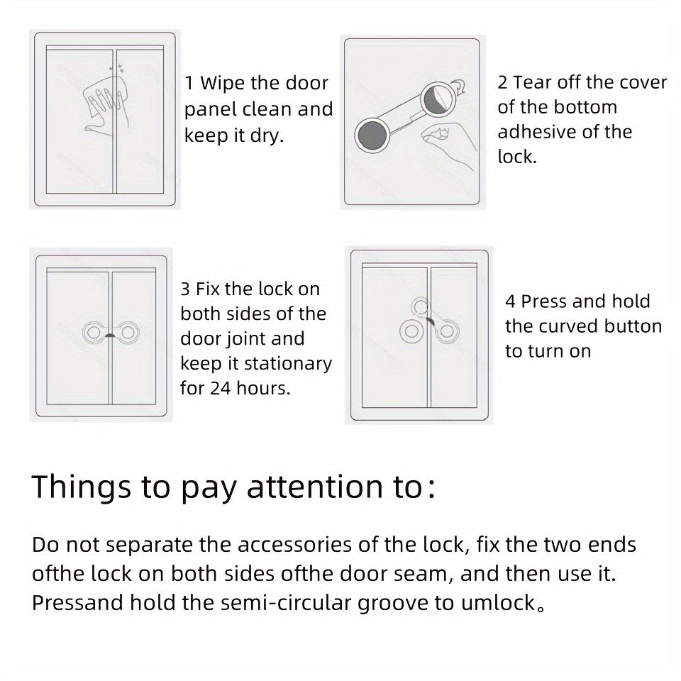 Child-Safe Cabinet Lock - Keep Your Baby Safe and Secure