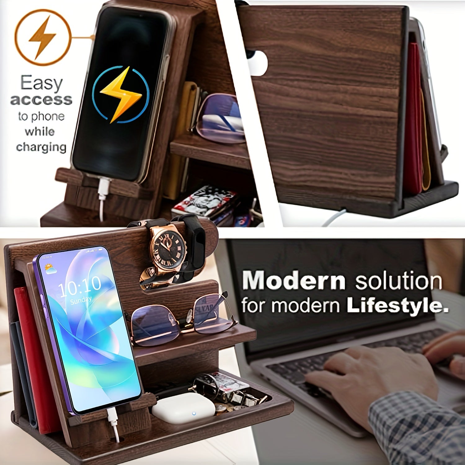 Stylish Wooden Organiser Stand – For an Organised Space