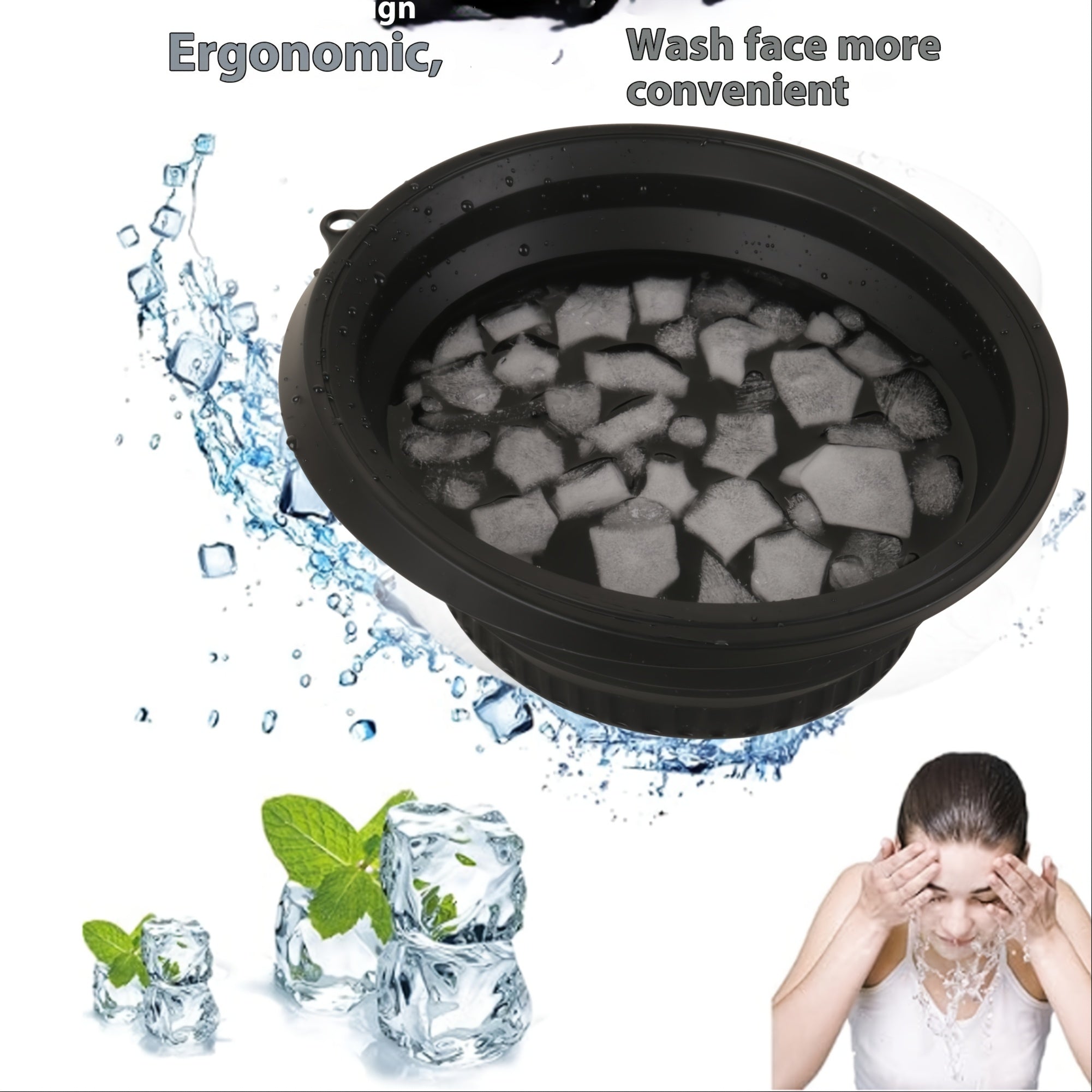 FlexiCool Silicone Ice Tray – Handy and Compact for Refreshing Baths