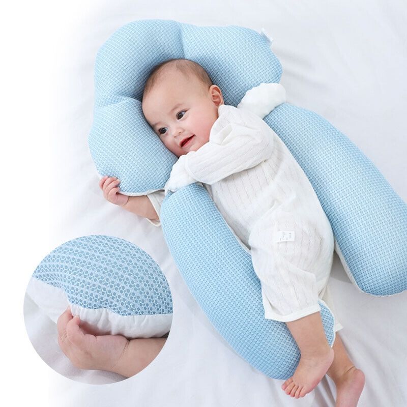 Ergonomic Baby Sleep Pillow – Safe, Comfortable and Adjustable for Newborns (0-12 Months)