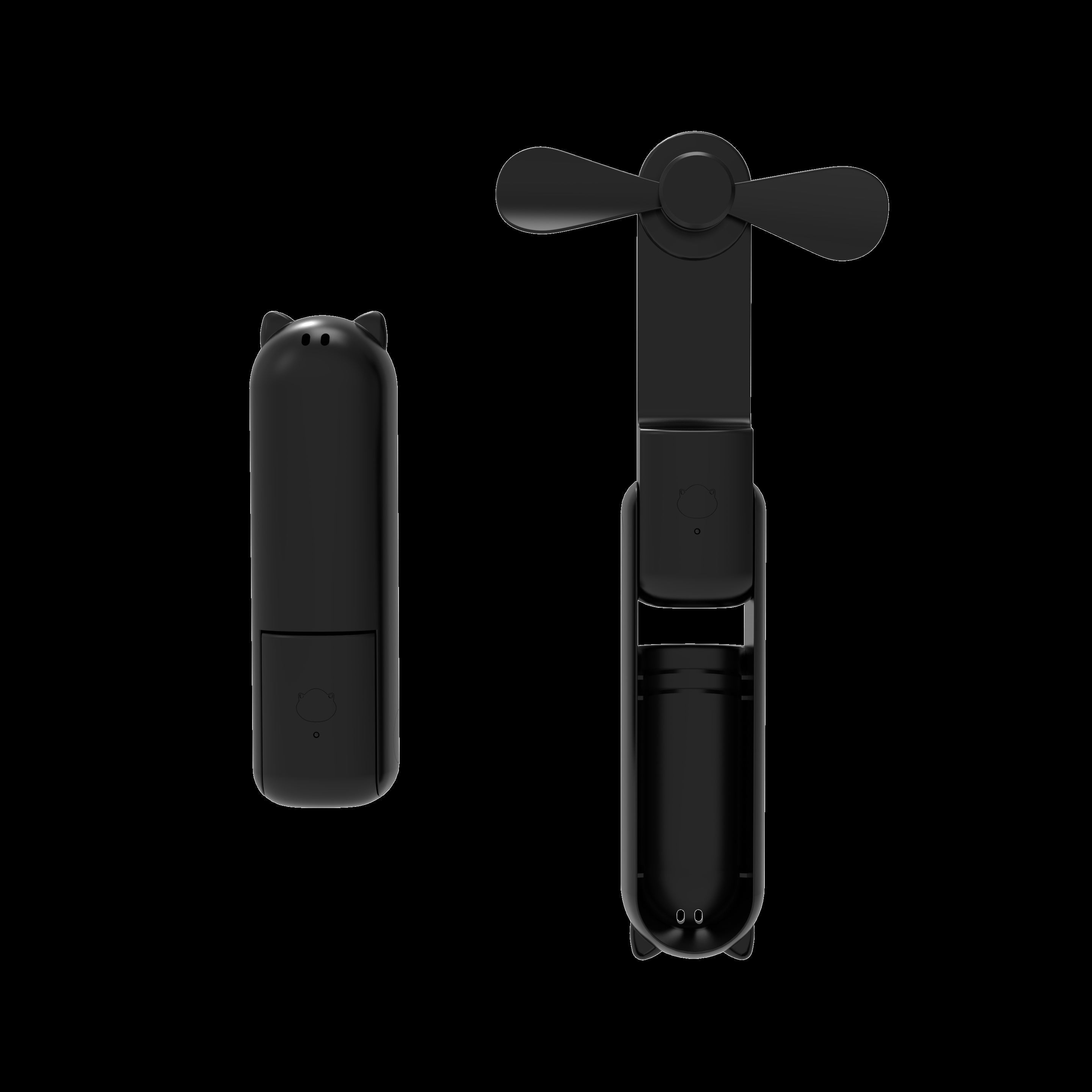 Portable Fan with Power Bank - Quiet and Efficient for On-the-Go