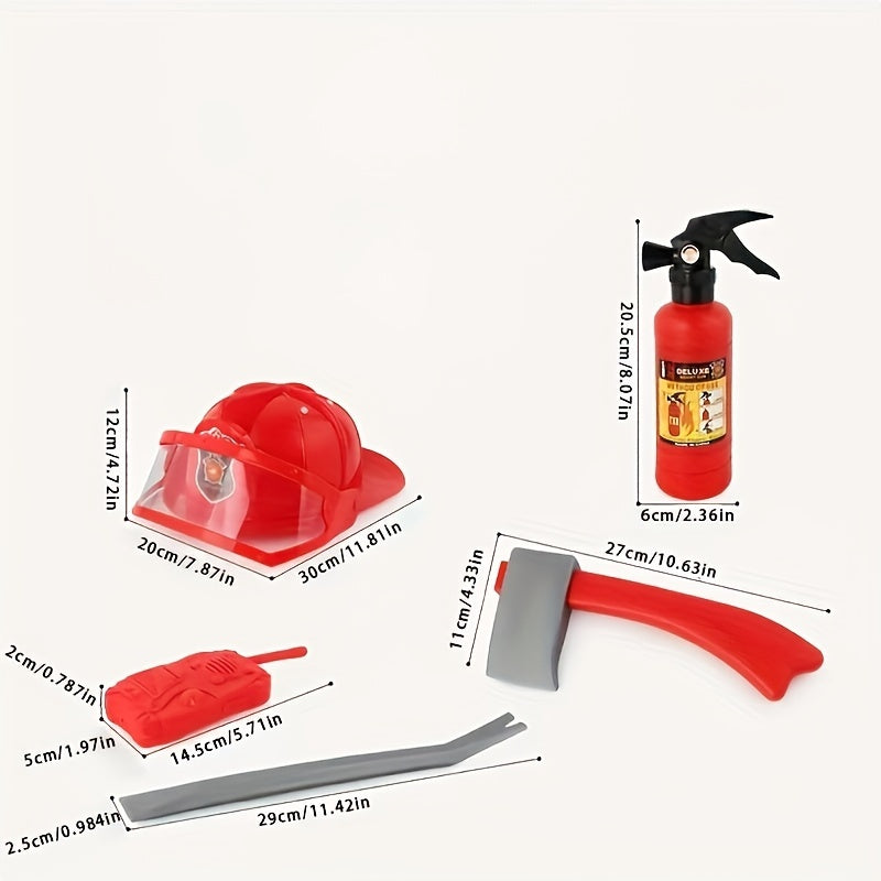 Firefighter Action Set for Children - For Playful Adventure and Creative Role Play