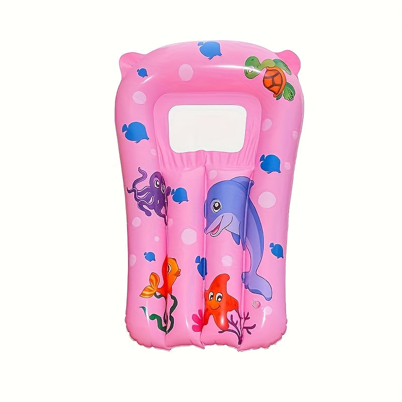 Inflatable Swim Board – One Size Fits All with Fun Sea Creature Design