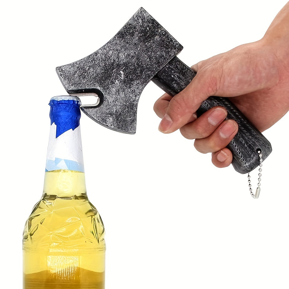 Battle Axe Bottle Opener – Robust Design with Textured Handle