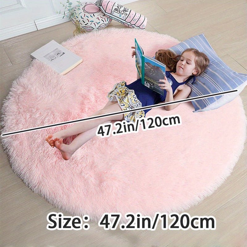 Round Fluffy Rug - Clouda