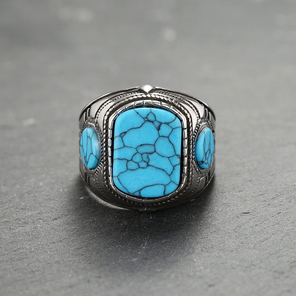 Turquoise Men's Ring – Thorin