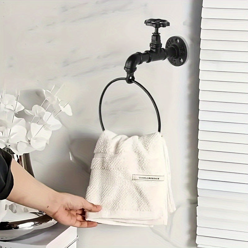 Industrial Towel Ring - For a Rustic Interior