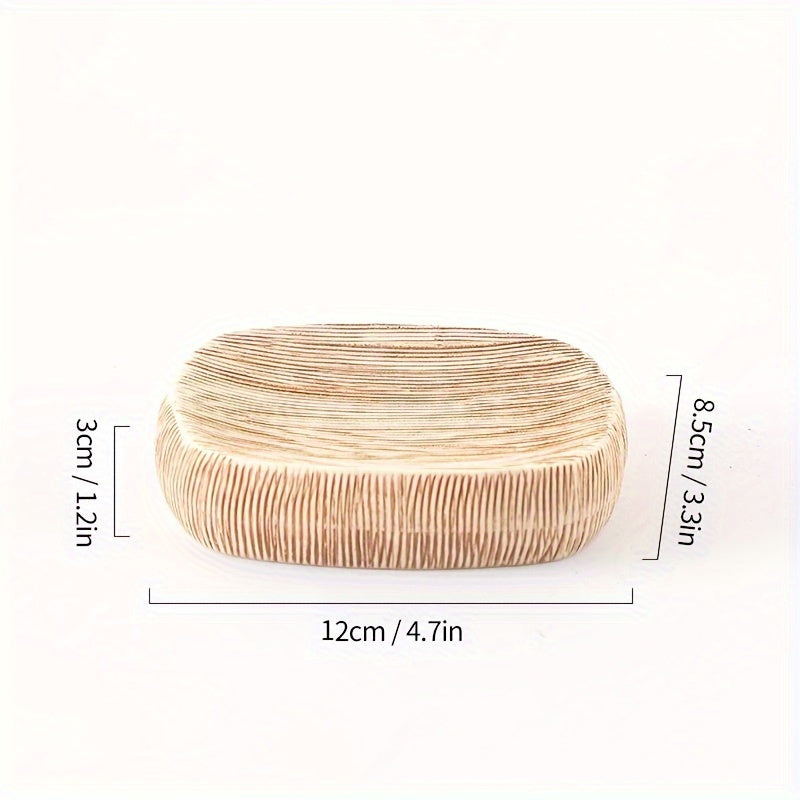 Wood Grain Style Ceramic Bathroom Set – Luxurious Accessories for a Natural Touch in Your Bathroom