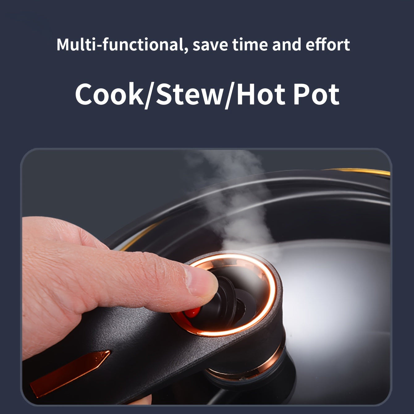 Multifunctional Soup and Cooking Pot – 7L Capacity, Suitable for Induction and Gas Hobs