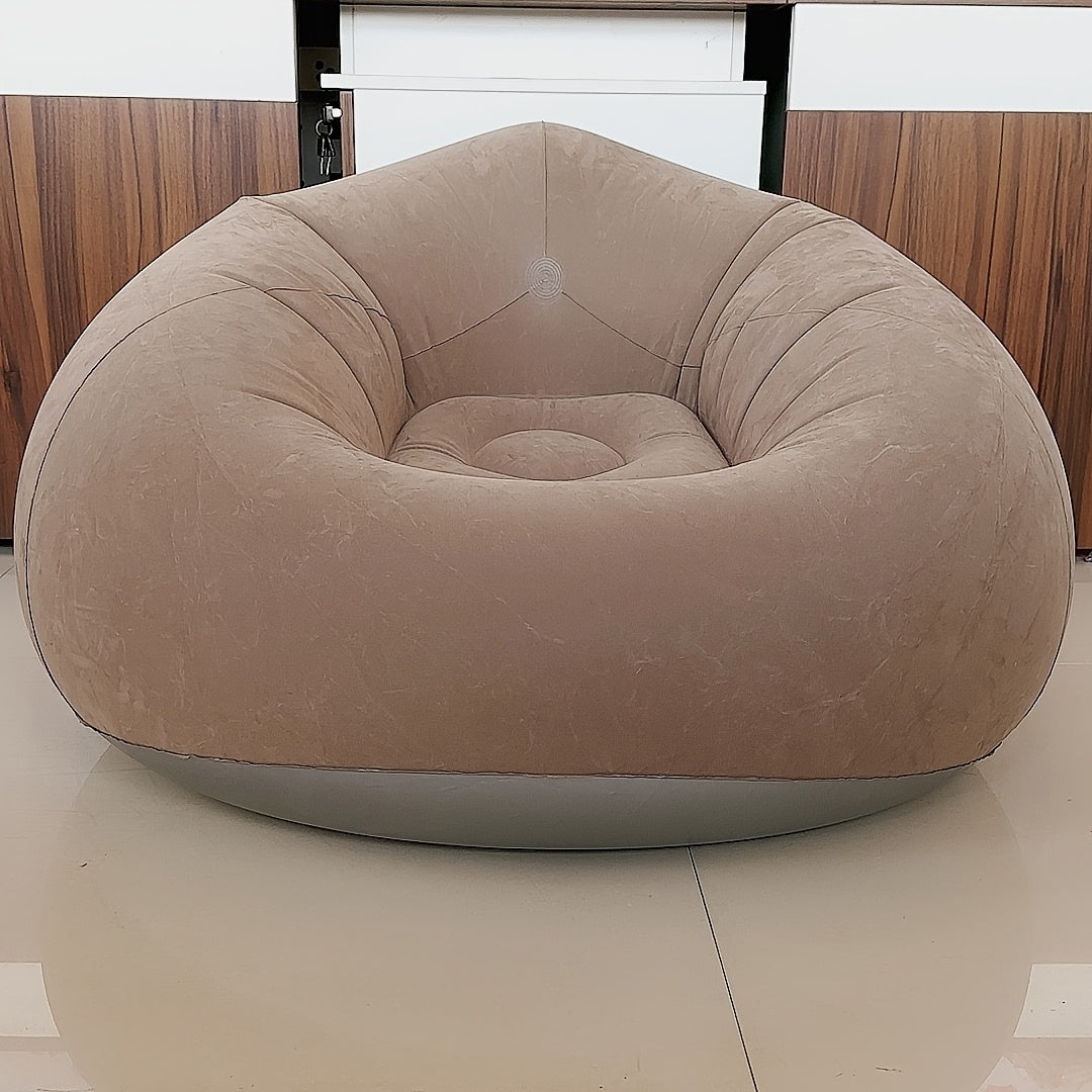 Soft Inflatable Lounge Chair – Relaxed and Compact for Indoor and Outdoor Use