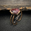 Natural Raw Stone Birth Ring – Selina