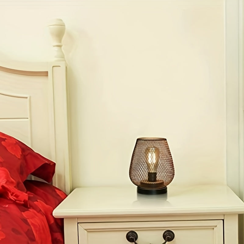 RusticMesh Table Lamp Set – Industrial Style and Atmospheric Lighting