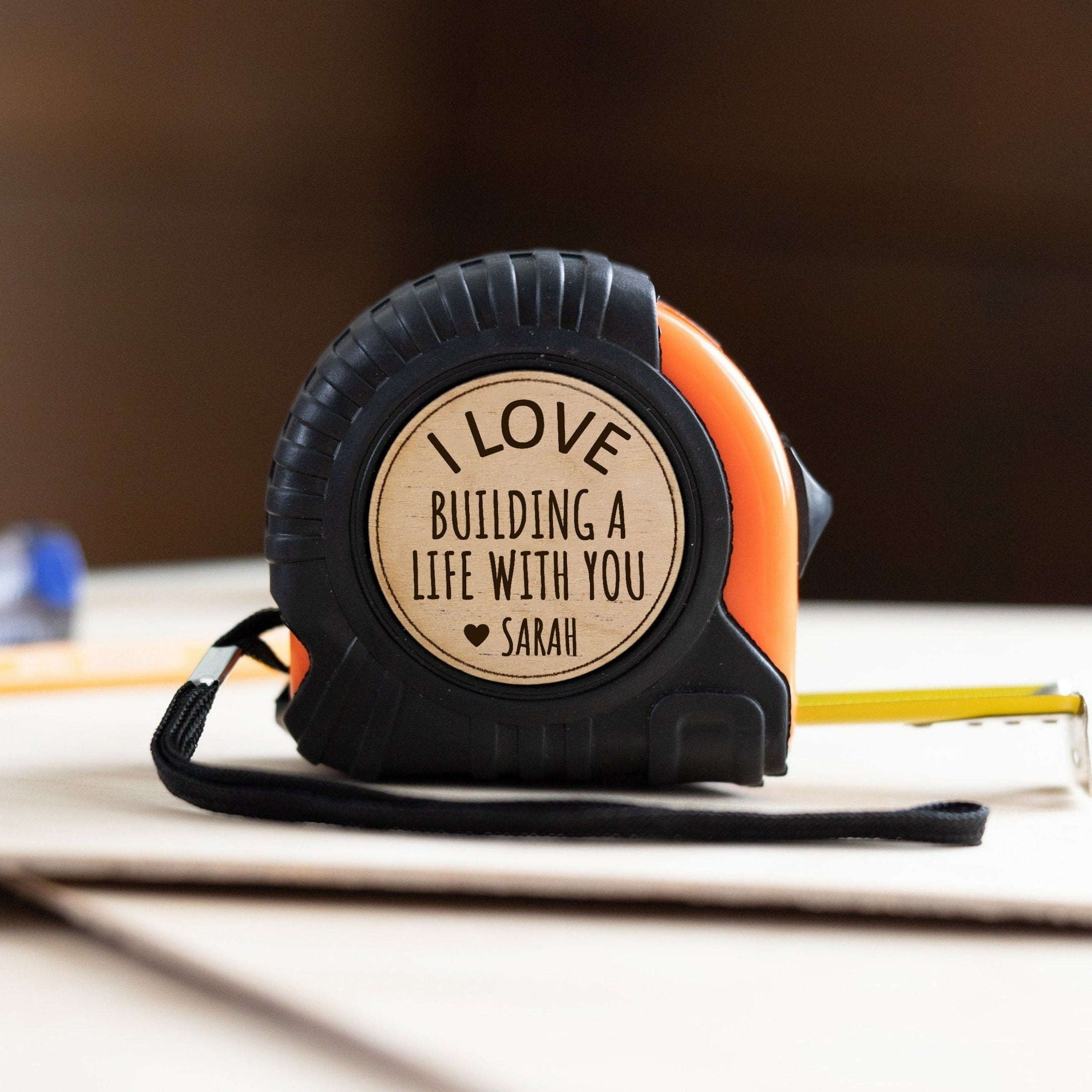 CraftBond Personalized Hammer & Tape Set | Custom hammer and measuring tape for practical and meaningful gifts