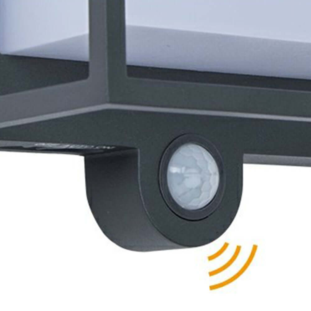 Modern Outdoor Wall Light with Solar Power & Sensor