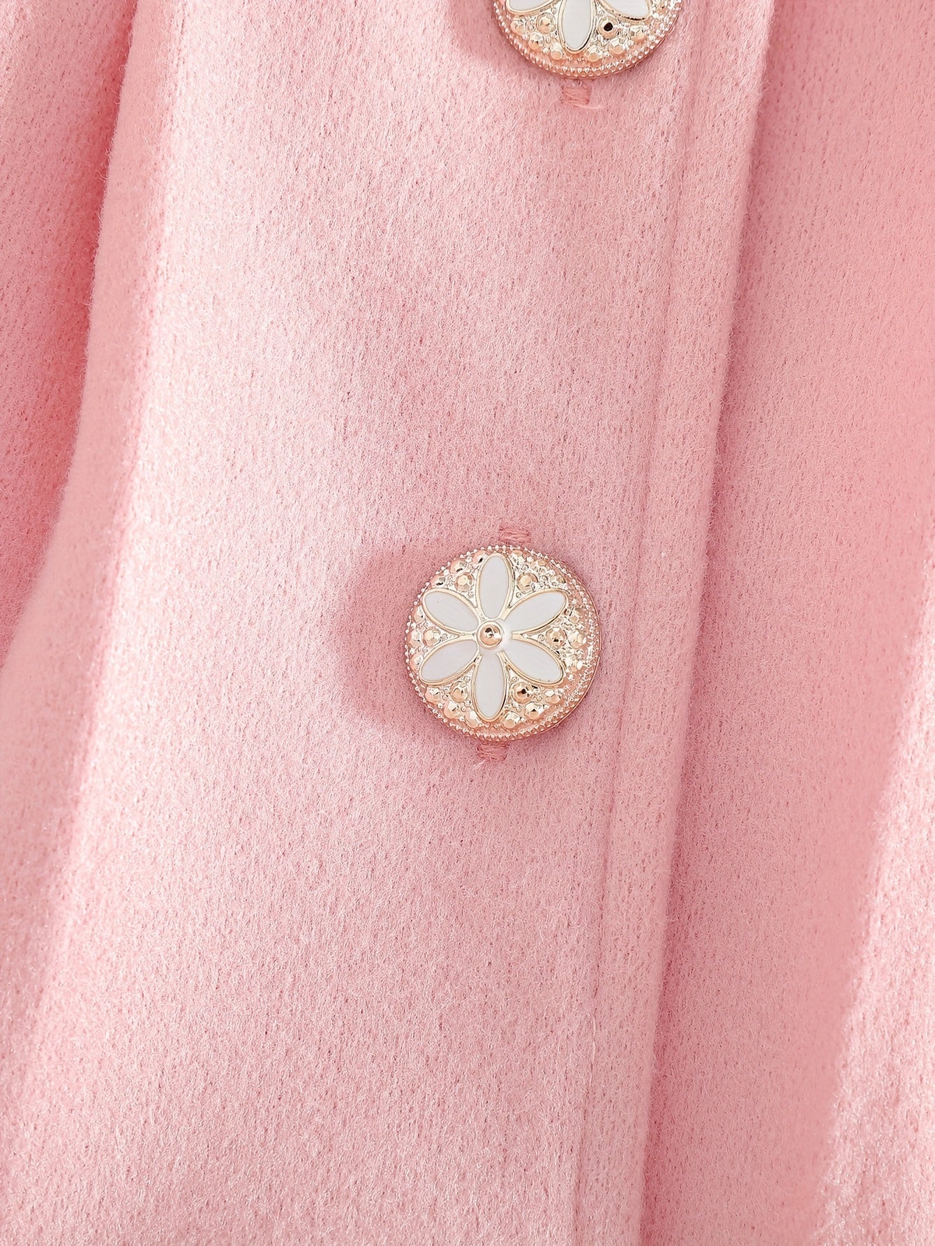 Lotte Winter Coat for Children - Elegant with Bow and Plush Collar for Cold Days