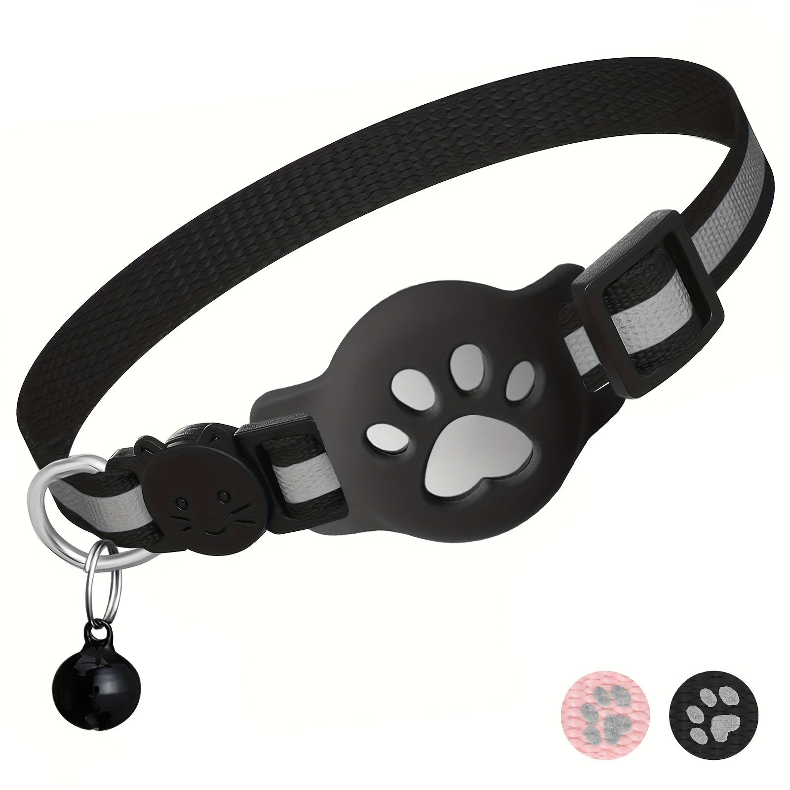 Cat Collar with Safety Buckle and Bell – Adjustable for Cats of Various Sizes