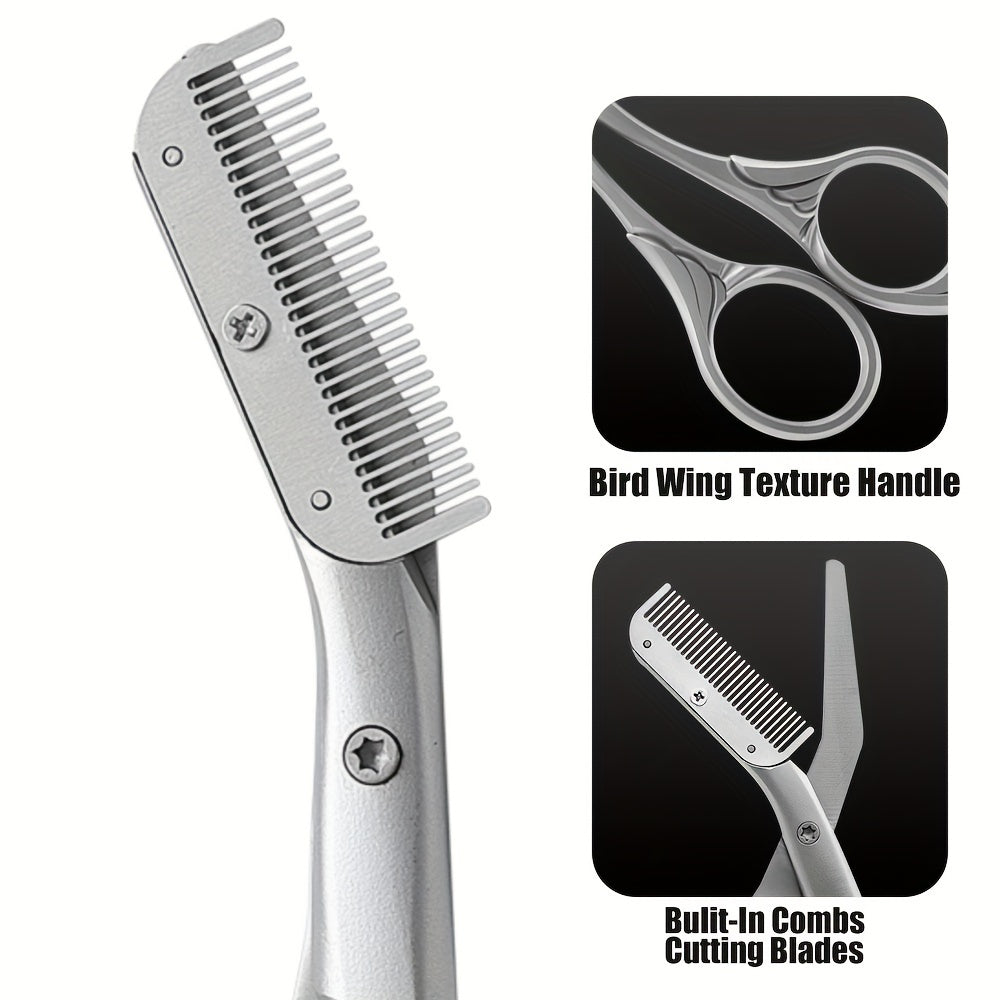 Precision Eyebrow Scissors with Comb – Hygienic and Effective