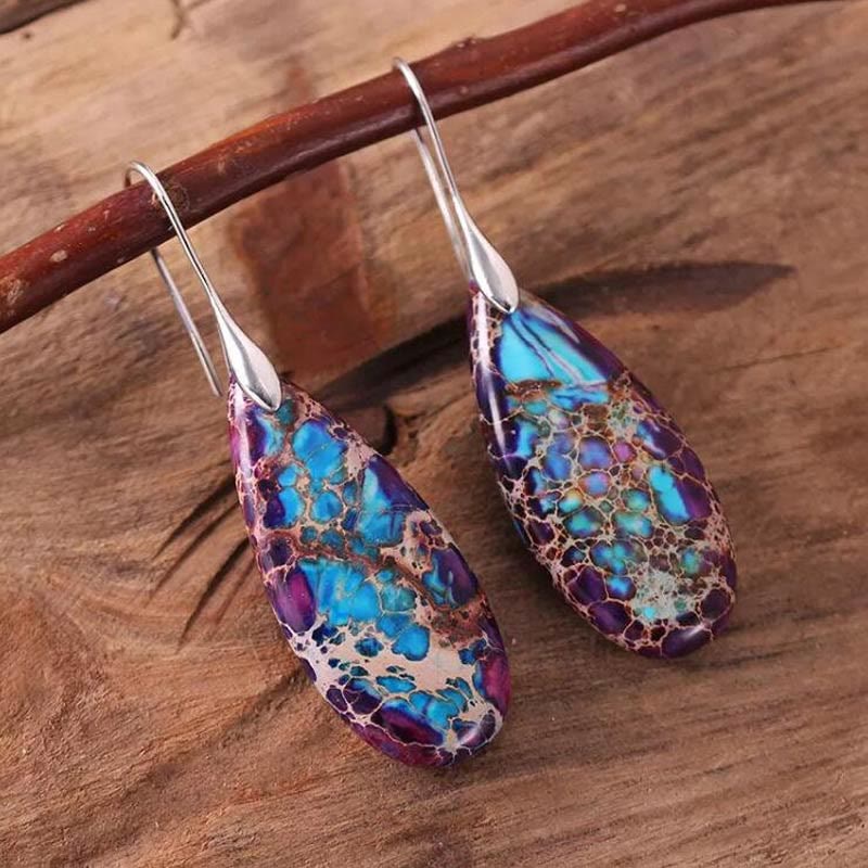 Teardrop Kaiserstone Earrings – Amara