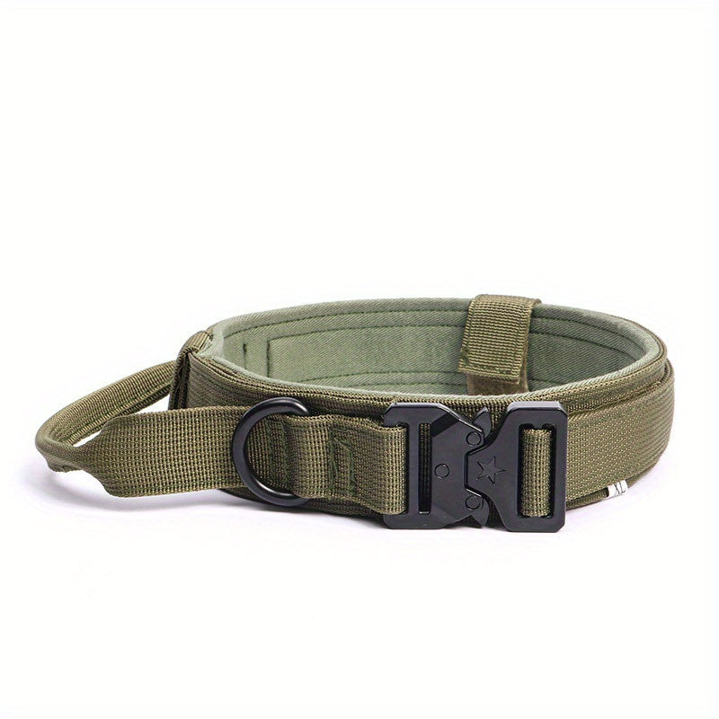 Military Tactical Dog Collar – Adjustable and Durable for Large and Medium Dogs