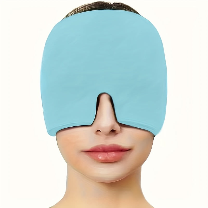 Migraine Hat with Cooling Gel – Cooling Headband for Relief from Migraine, Fever, and Fatigue