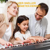 Removable Note Labels Made of Silicone for 88-Key Pianos and Keyboards
